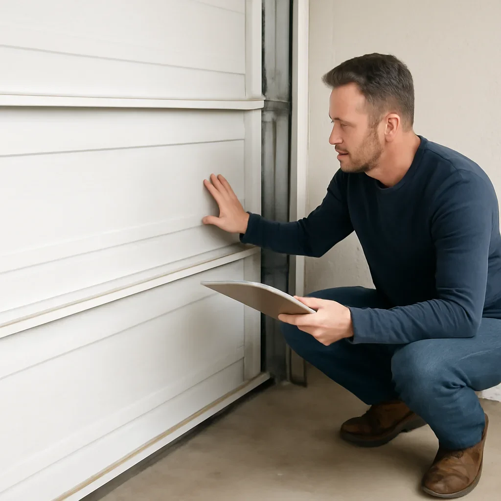 Garage door inspection related to Garage Door Noise Fixes BC