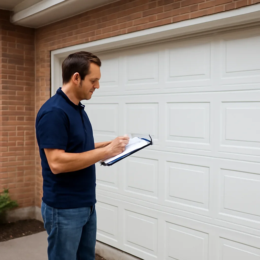 Garage door inspection related to Garage Door Security Surrey