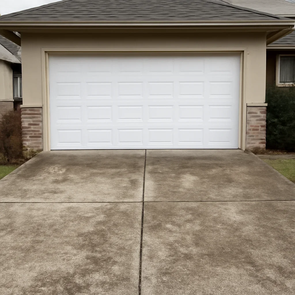 Garage and driveway at an Abbotsford British Columbia property