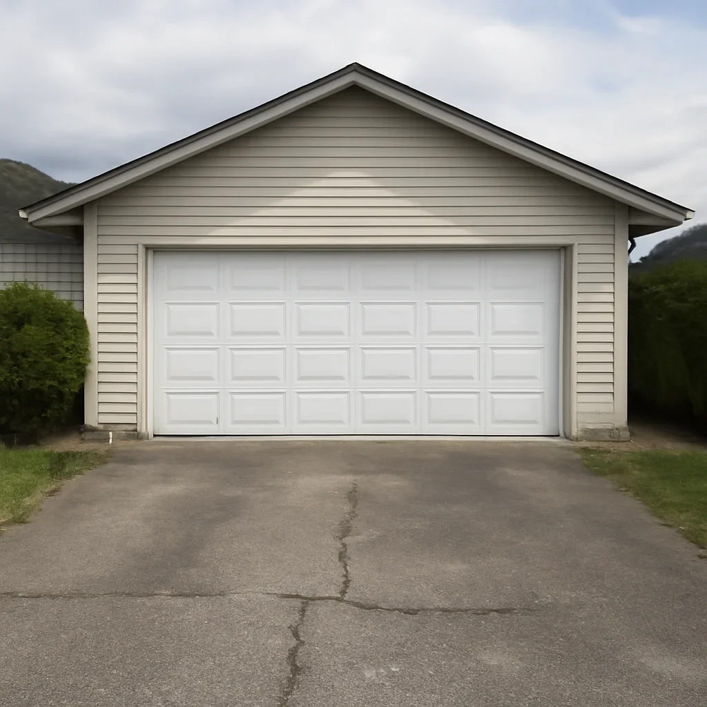 Garage door and residential driveway conditions in Chilliwack, British Columbia
