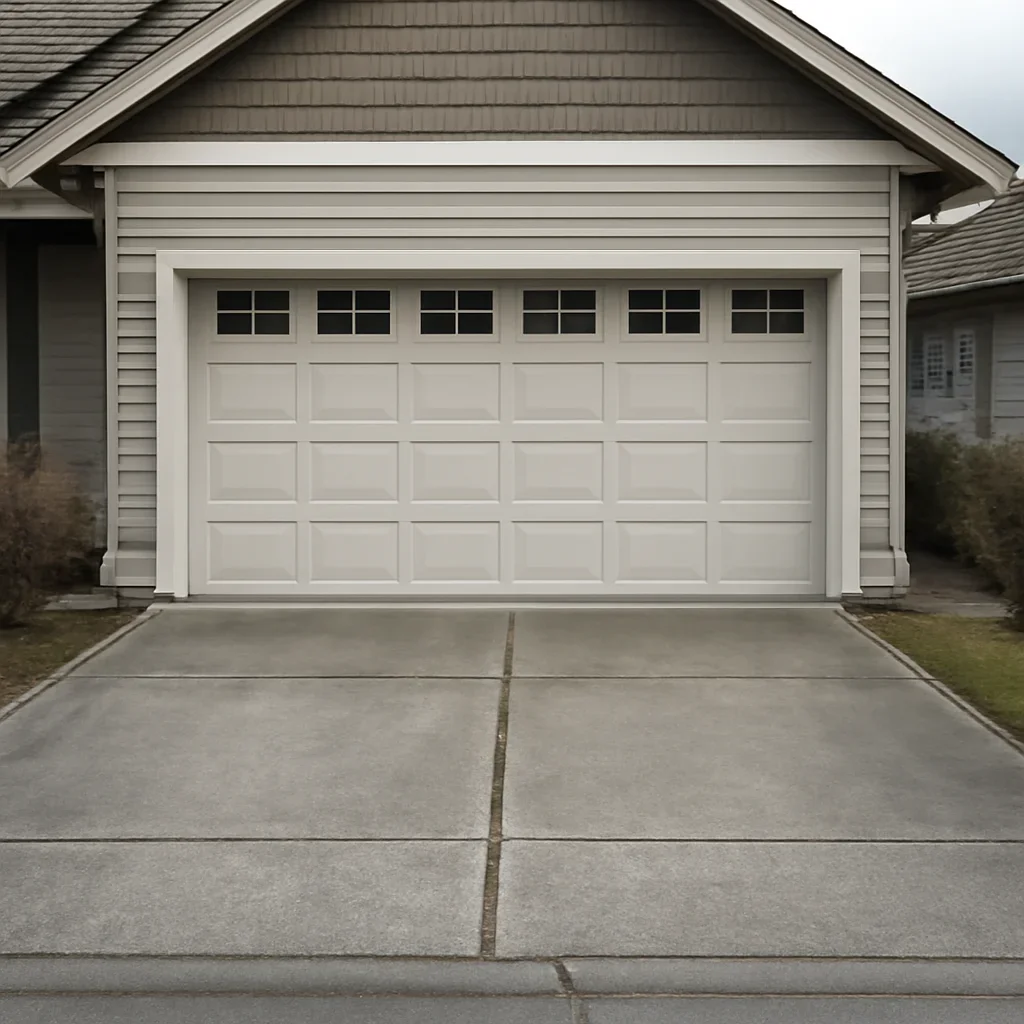 Emergency garage door system assessment at a Coquitlam home