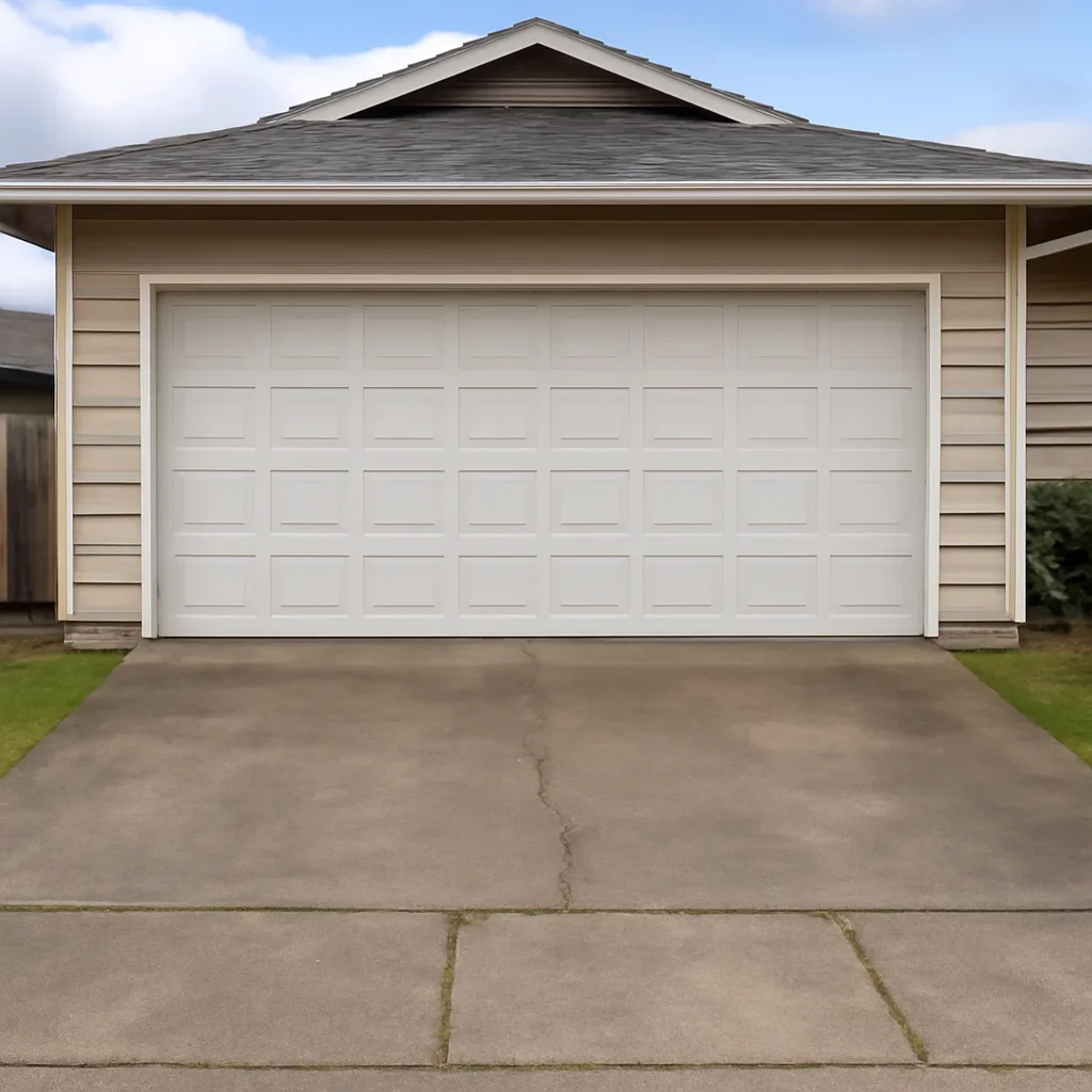 Residential garage and driveway conditions in Delta, British Columbia