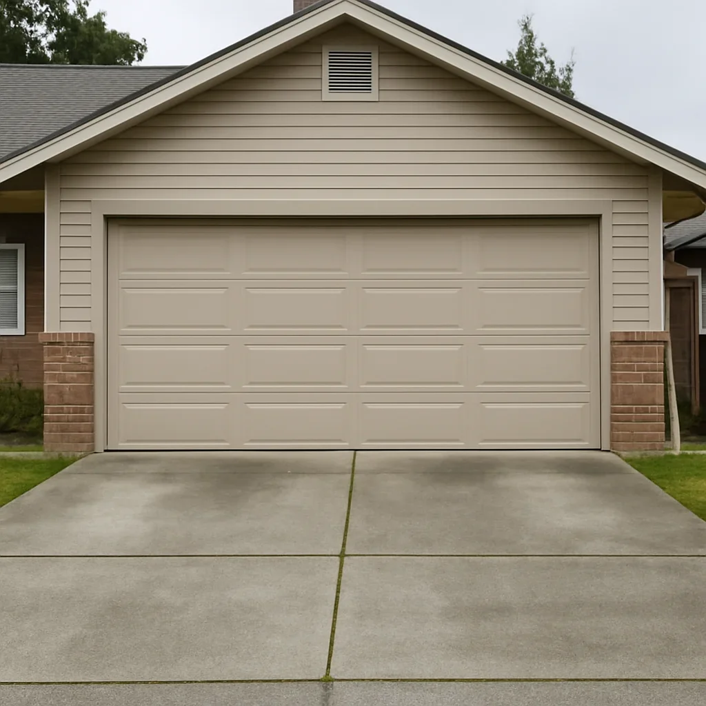 Residential garage and driveway conditions in Delta, British Columbia