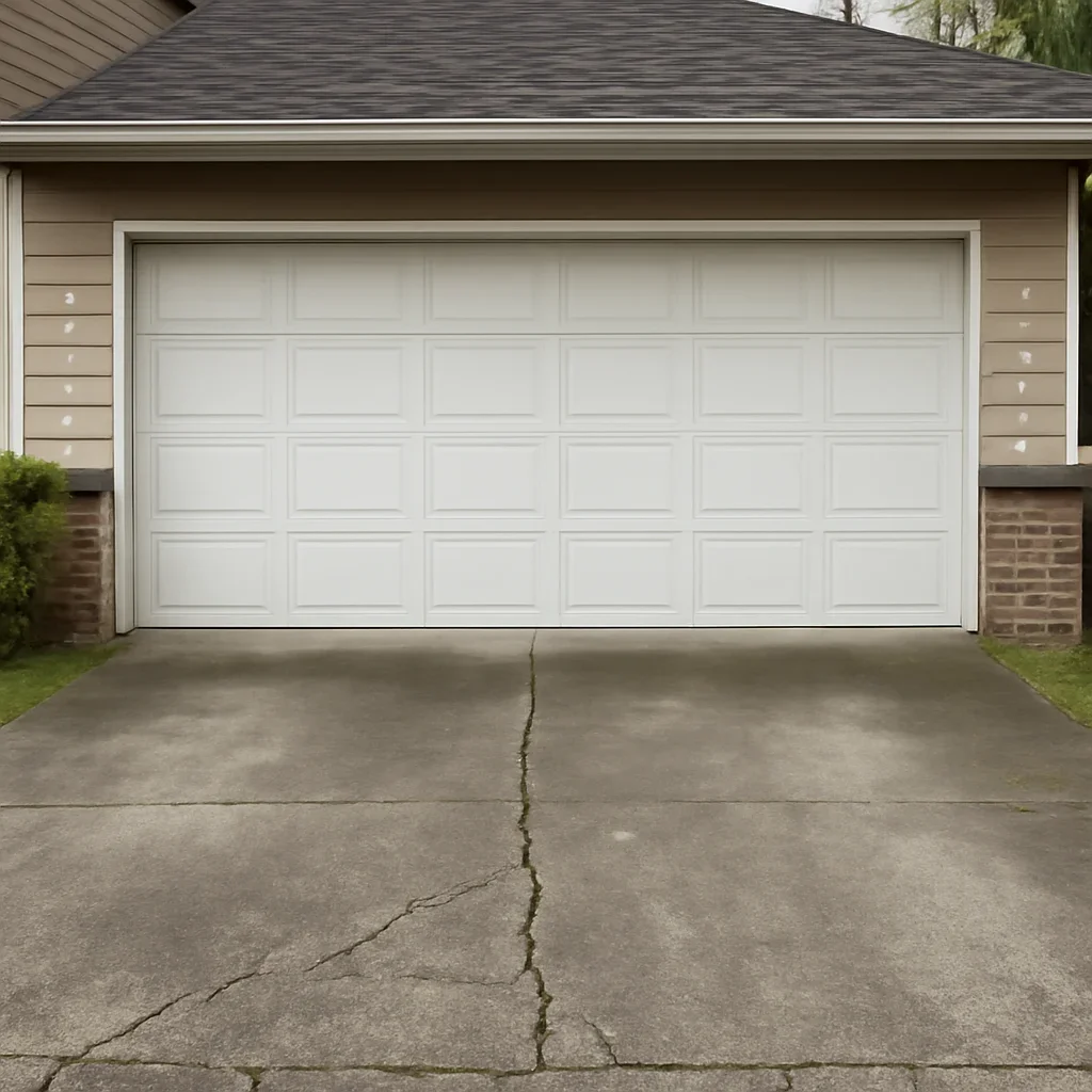 Residential garage and driveway conditions in Maple Ridge, British Columbia