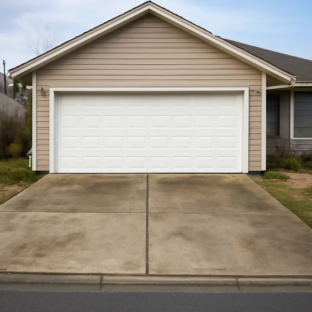 Residential garage and driveway conditions in Maple Ridge, British Columbia