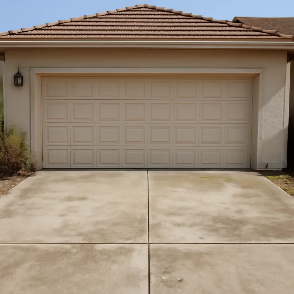 Residential garage and driveway at a Mission British Columbia property