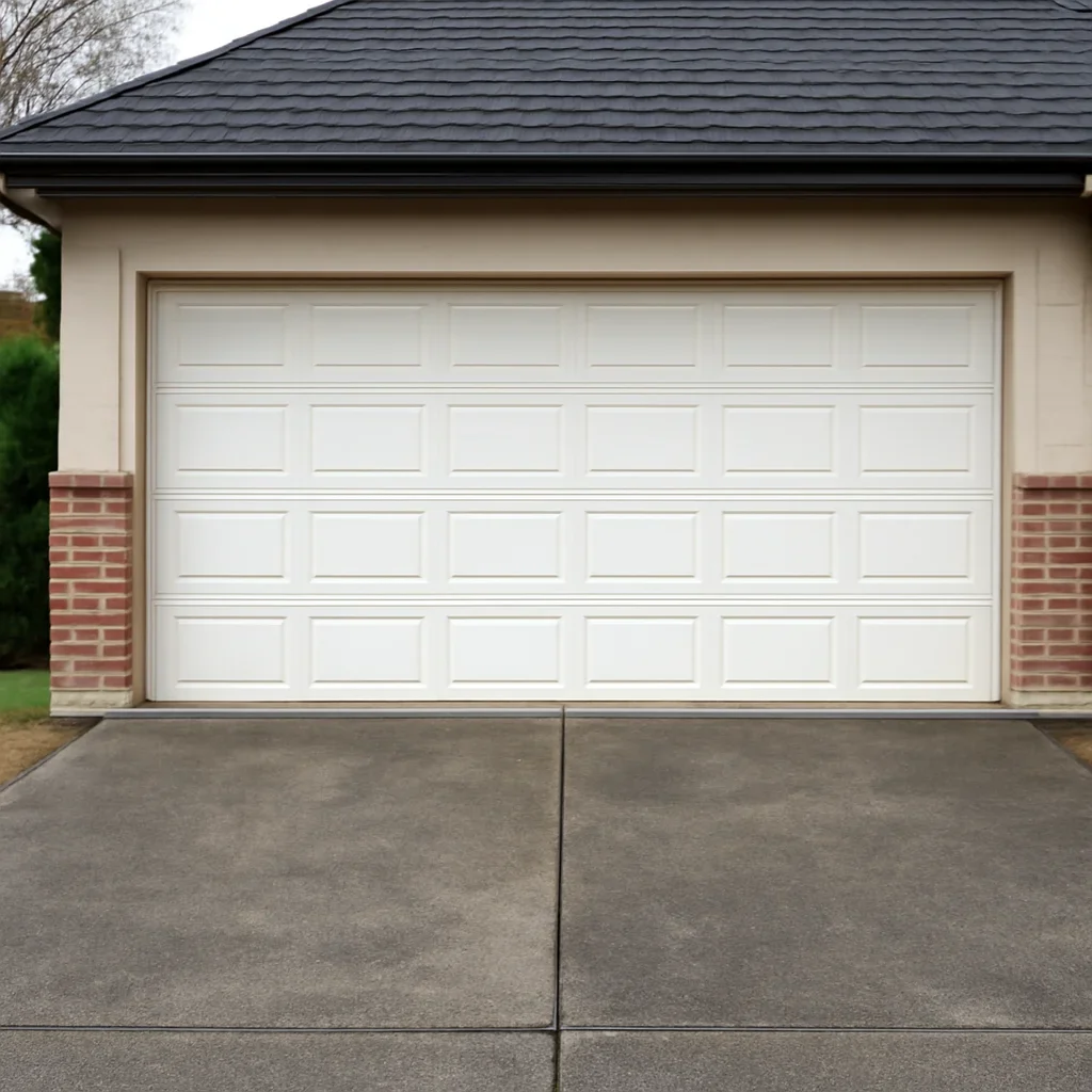 Garage and driveway at a residential property in Surrey