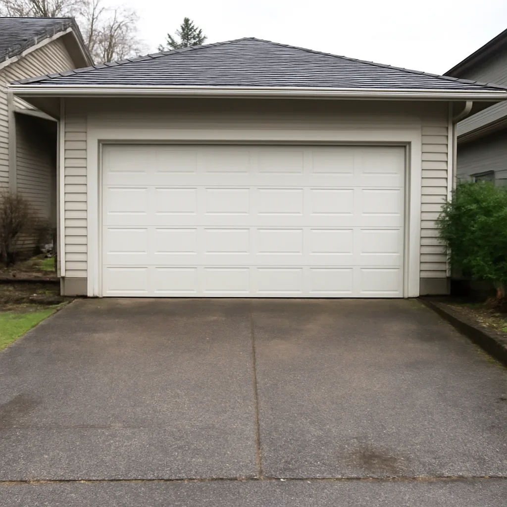 Garage door and rear-access conditions at a Vancouver property