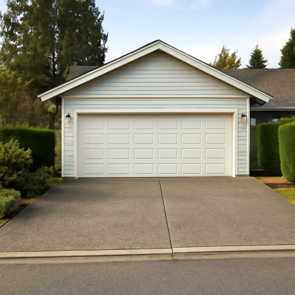 Garage and driveway at a West Vancouver residential property