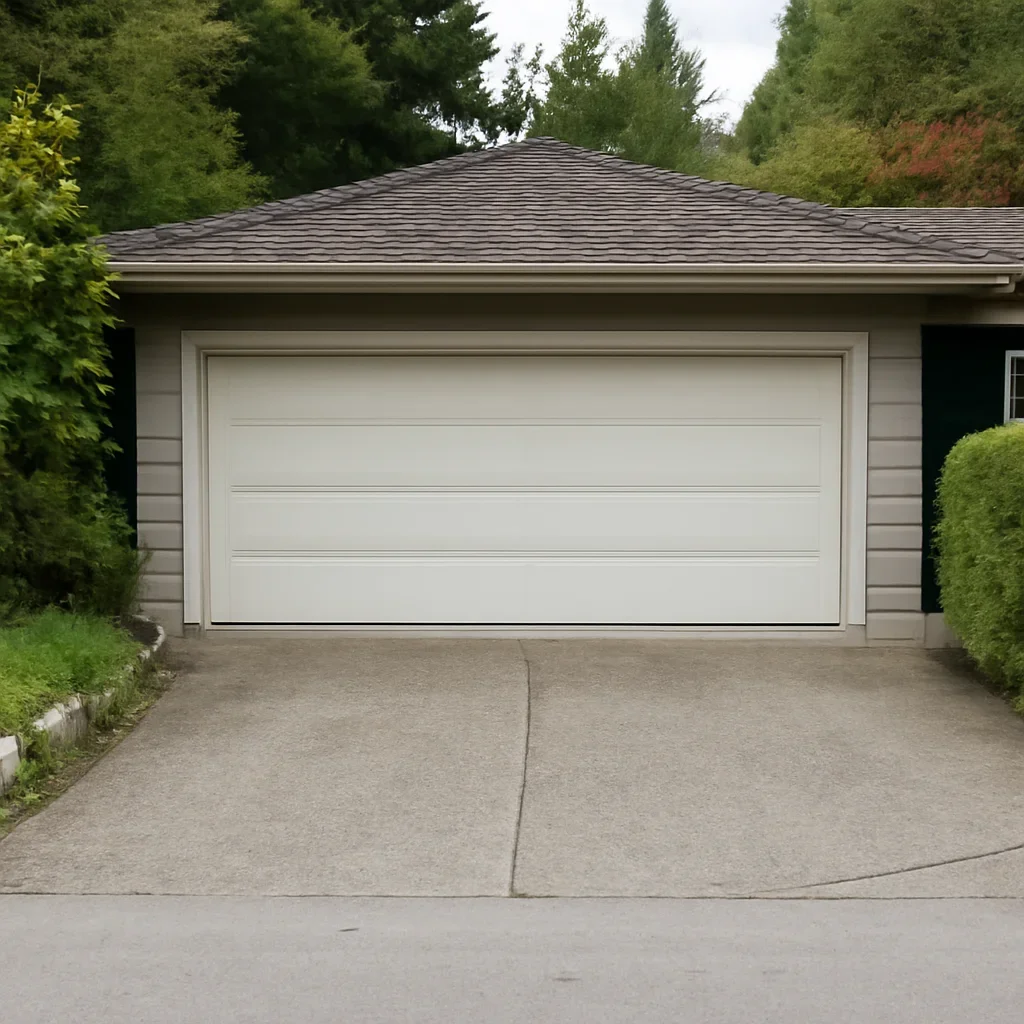 Garage and driveway at a West Vancouver residential property