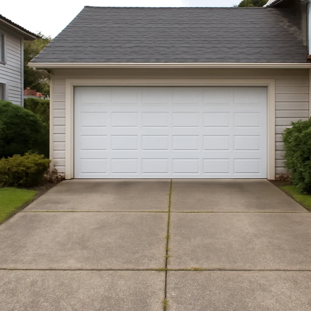 Residential garage and driveway conditions in White Rock, British Columbia