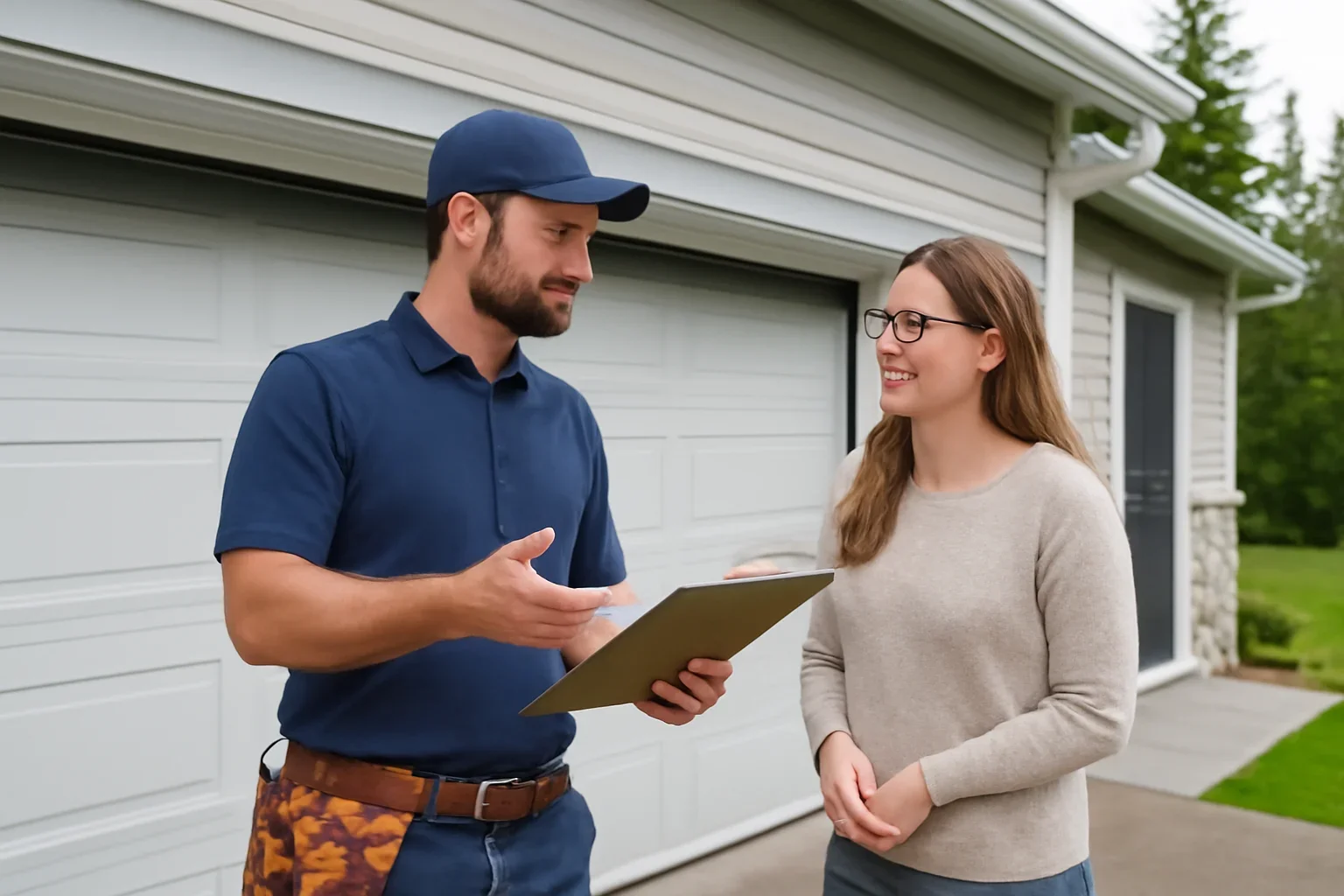 Garage door service planning for repair and installation in British Columbia