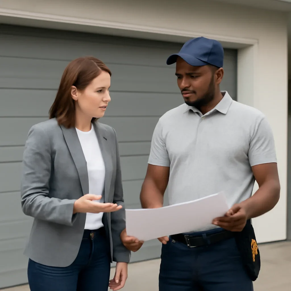 Garage door project planning for a strata or condo property in British Columbia