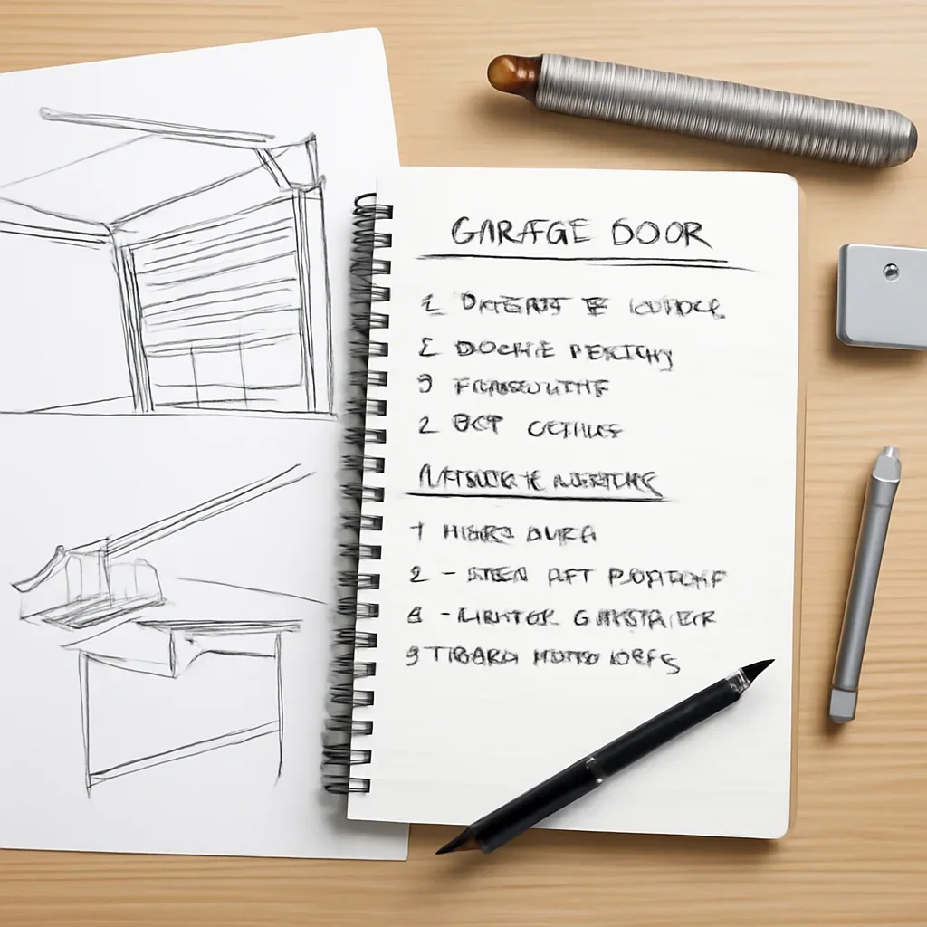Garage door troubleshooting notes and support resources